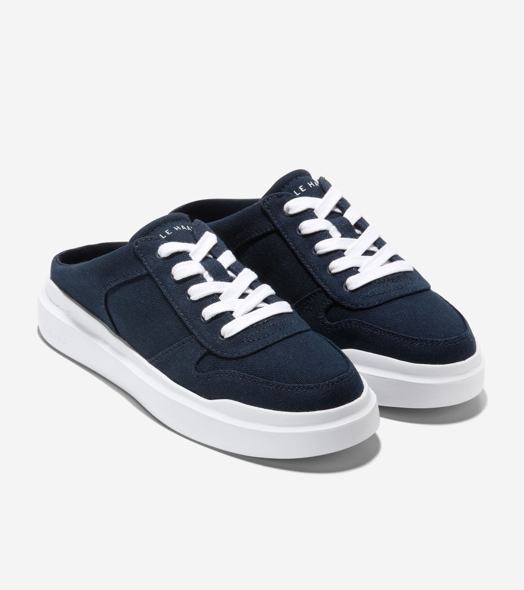 W29992:NAVY BLAZER CANVAS/OPTIC WHITE